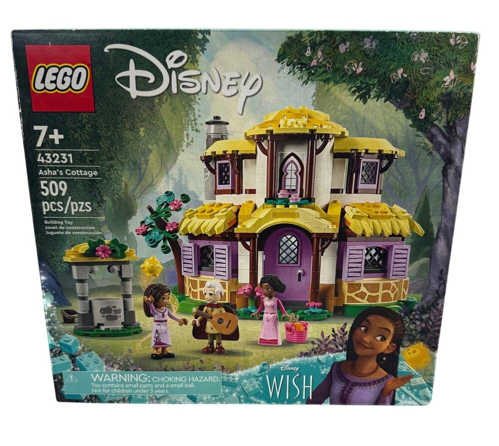LEGO Disney Princess: Asha's Cottage (43231) New Sealed minor box damage Retired